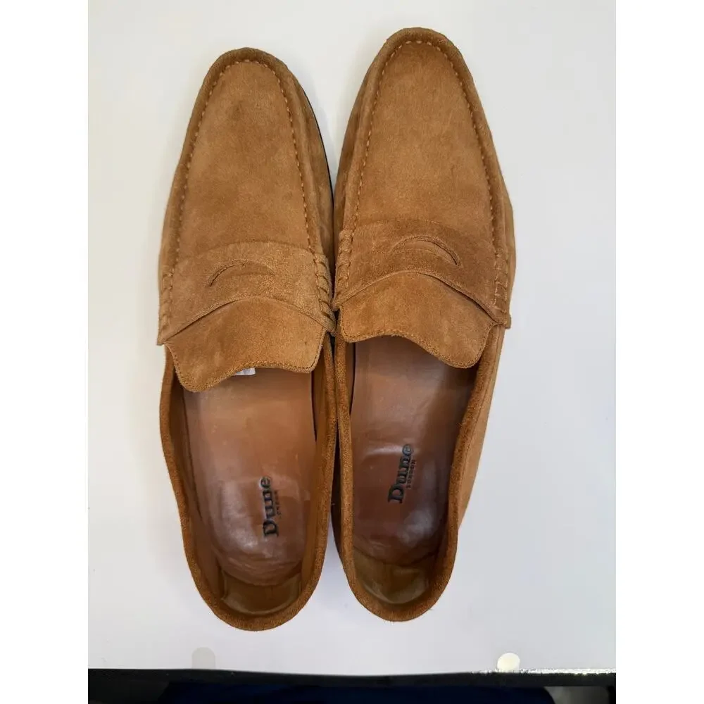 Dune London suede penny loafers Sz 44 / 10M